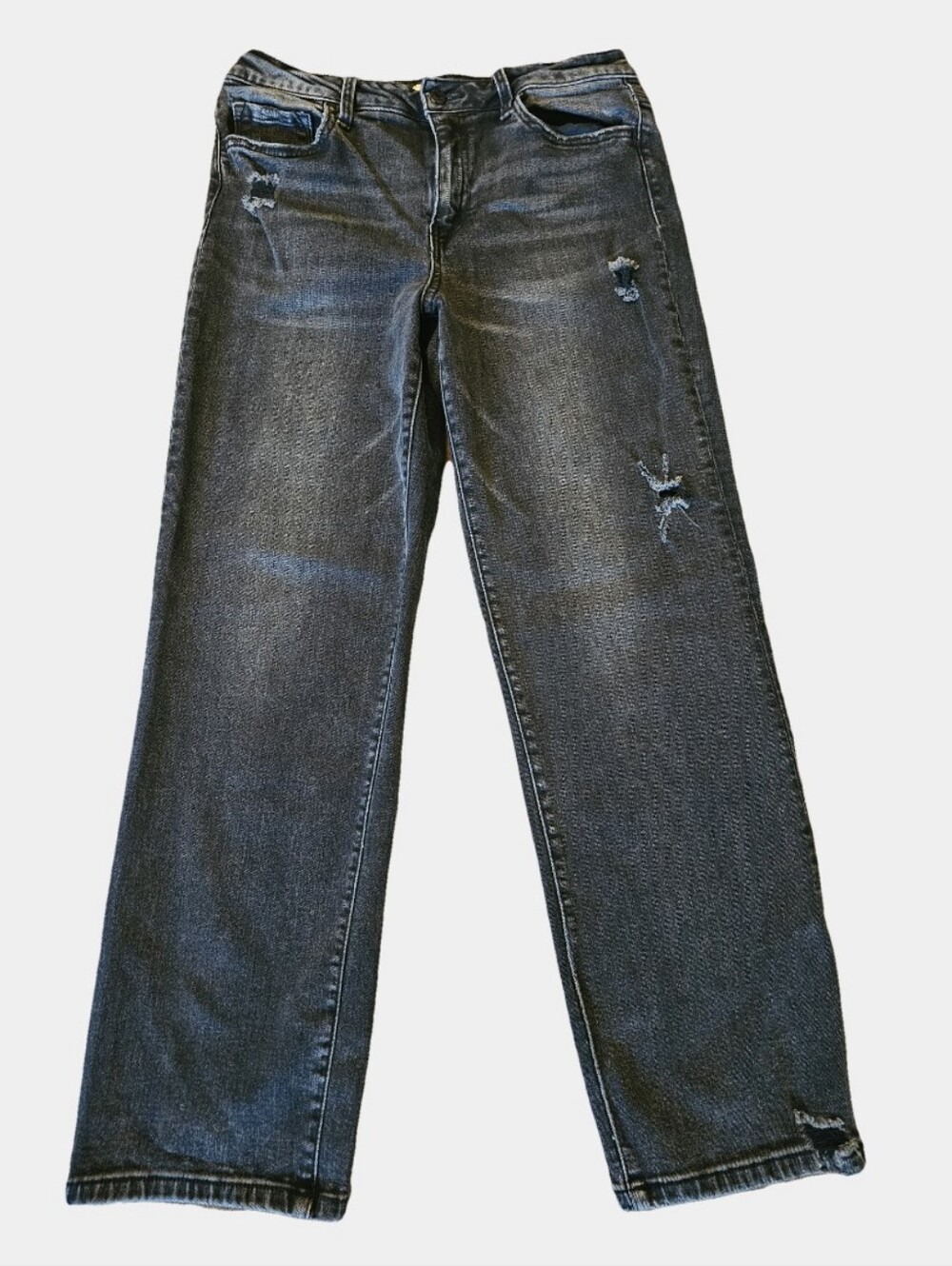 Flying Monkey Mid-Rise Straight Leg Distresses Jeans Size 29